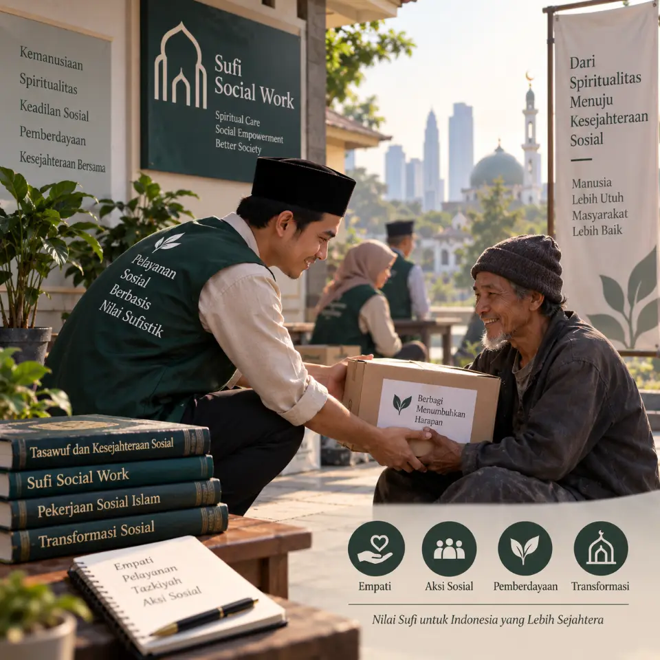 Sufi Social Work dalam Konteks Indonesia Modern: Tinjauan Tematik atas Kerangka Teoretis dan Praktik (1990-2024)
