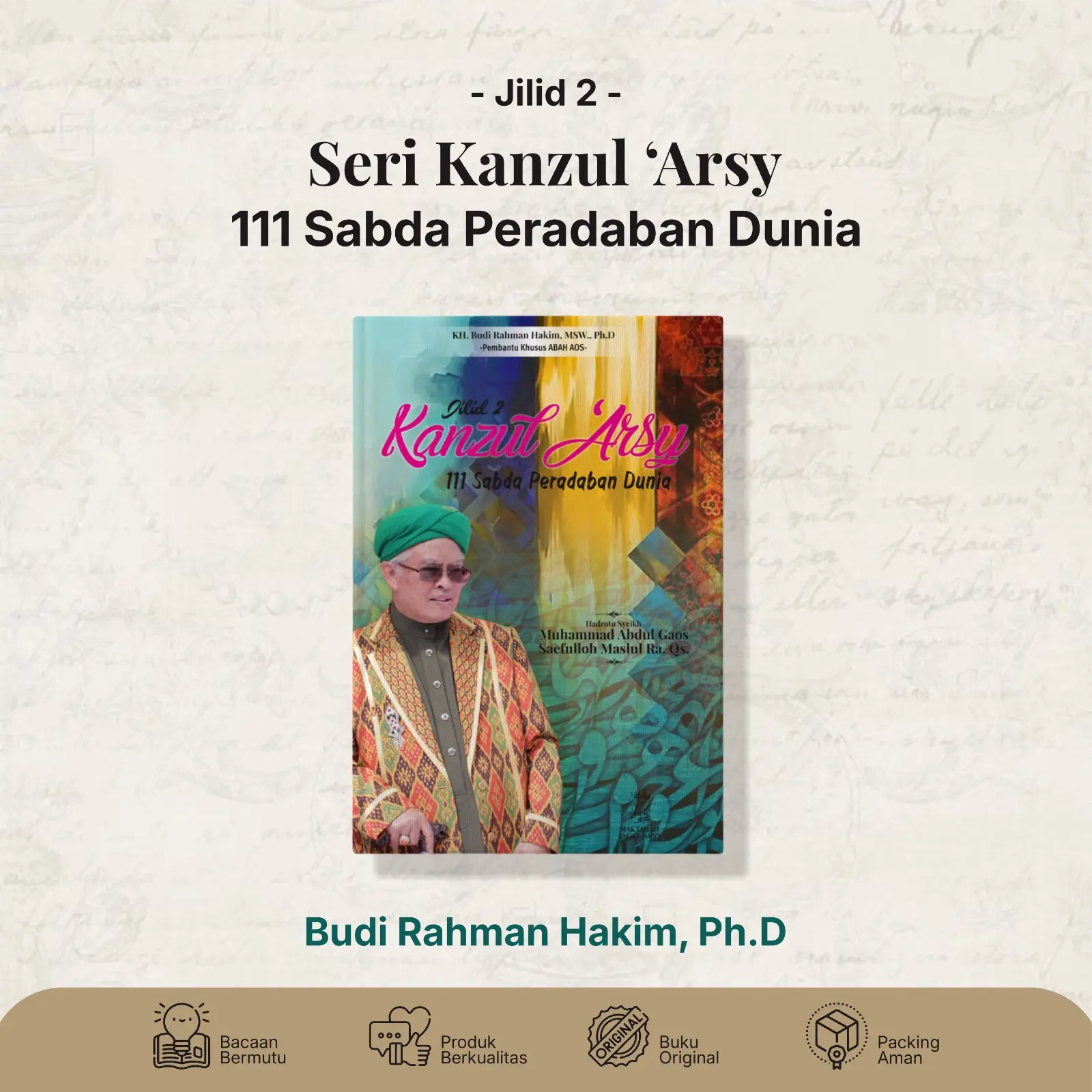 Seri Kanzul ‘Arsy: 111 Sabda Peradaban Dunia – Jilid 2